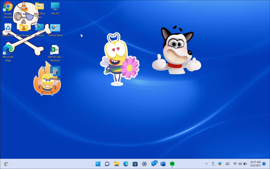 Cara Mengaktifkan Stiker Desktop di Windows 11