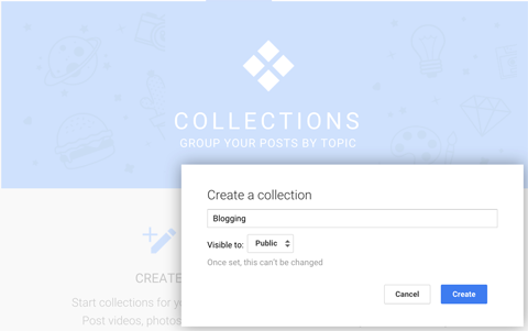 google + collection