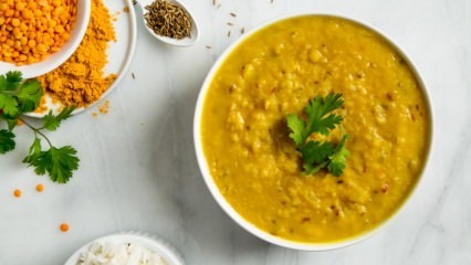Resep sup lentil kuning yang lezat