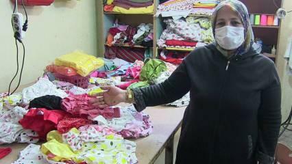 Dia membuka toko kelontong dengan kredit mikro, sekarang dia adalah produsen tekstil