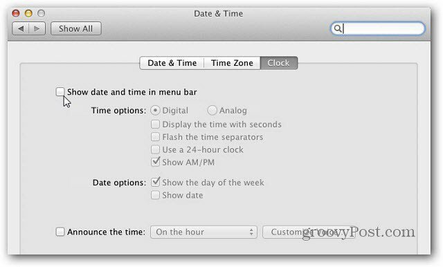 Mac OS X: Tambahkan Kalender Dasar ke Bilah Menu