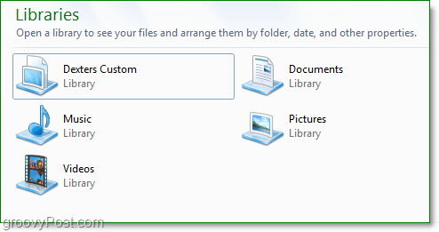 windows 7 libraries sangat bagus untuk mengatur folder Anda tanpa memindahkannya