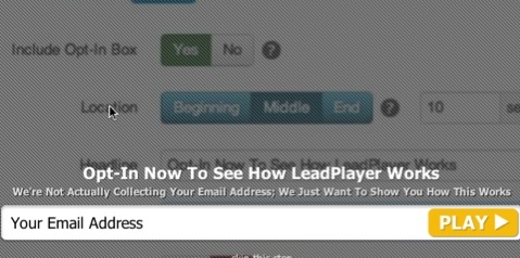 ajakan bertindak langganan email leadplayer