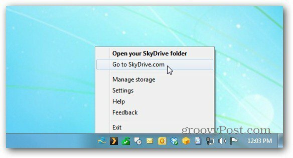 Pergi ke SkyDrive