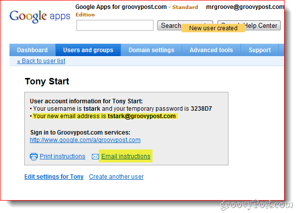 instruksi email aplikasi google