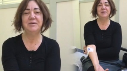 Nazan Öncel menjadi rumah sakit!