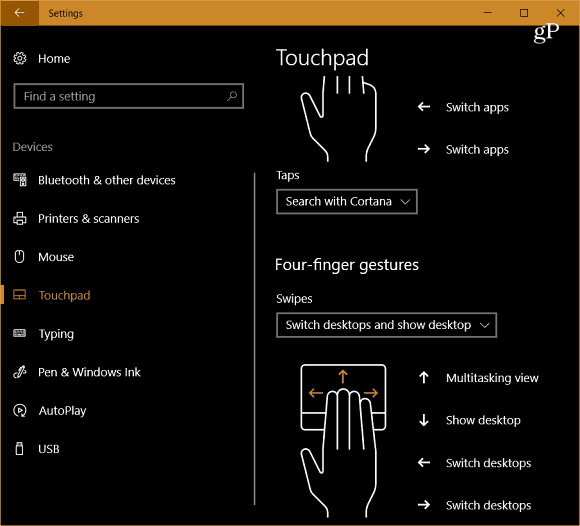 pengaturan touchpad