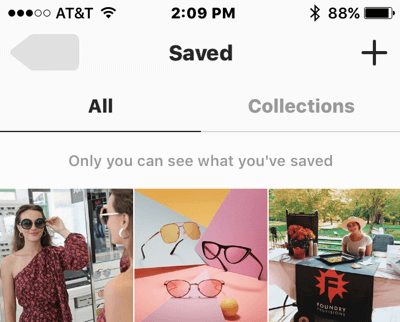 Jika Anda menyimpan postingan Instagram tanpa menambahkannya ke koleksi, Anda akan menemukan postingan tersebut di tab Semua postingan yang Anda simpan.