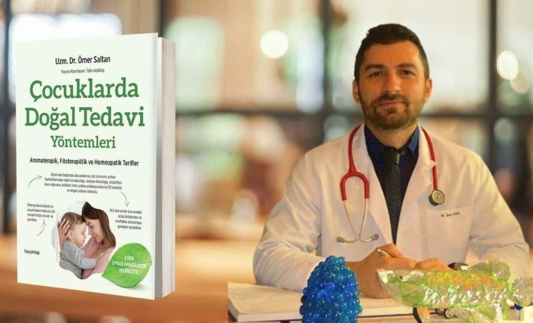 Pengalaman. Dr. Buku baru Ömer Saltan "Metode Perawatan Alami untuk Anak" ada di rak
