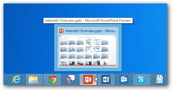 Windows 8 Desktop Taskbar