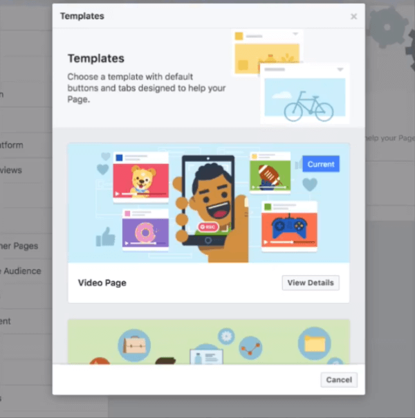 Facebook sedang menguji template video baru untuk Halaman yang mengedepankan video dan komunitas di Halaman pembuat konten, dengan modul khusus untuk hal-hal seperti video dan grup.