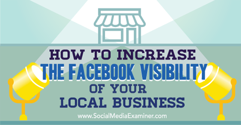 buat visibilitas facebook untuk bisnis lokal