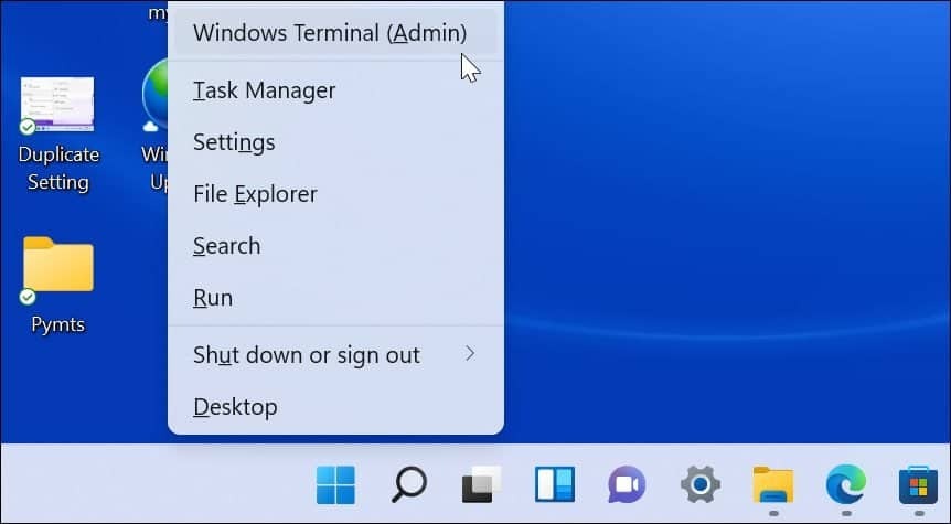 Admin Terminal Windows