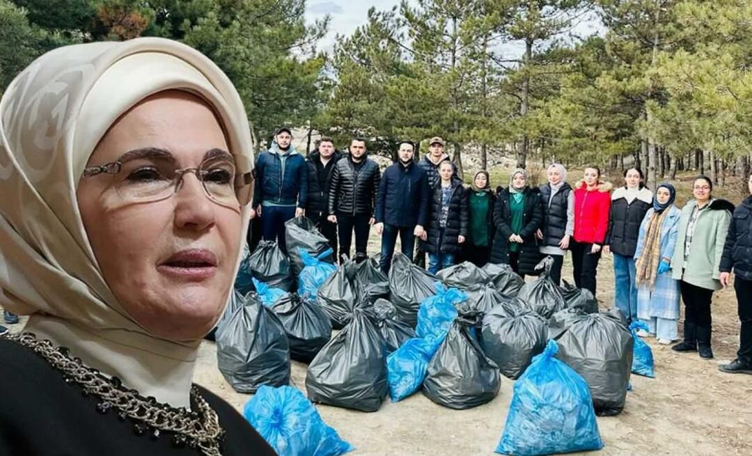 Salam dari Emine Erdoğan untuk anak muda pecinta alam