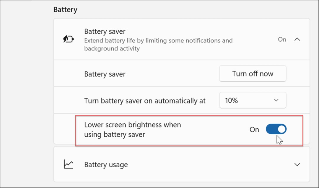 tingkatkan masa pakai baterai di windows 11