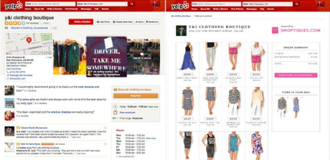 Yelp dan Shoptiques.com Bermitra untuk Menghadirkan Boutique Shoping ke Platform Yelp