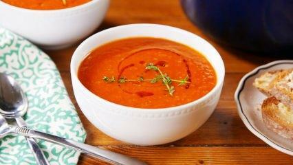 Bagaimana cara membuat sup tomat yang paling mudah? Tips membuat sup tomat di rumah