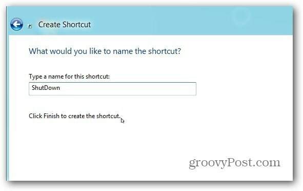 beri nama Shortcut