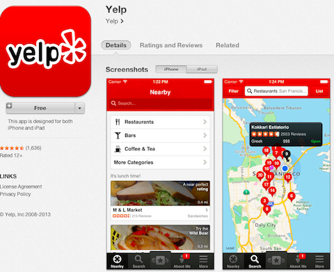 aplikasi yelp