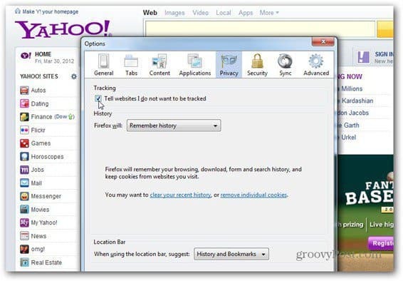 Yahoo Embraces Do Not Track: Cara Mengaktifkannya