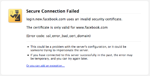 kesalahan sertifikasi ssl