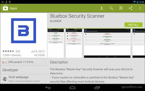 Pemindai Keamanan Blubox Google Play