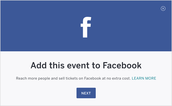 Setelah acara Eventbrite Anda disiapkan, publikasikan dan tambahkan ke Facebook.