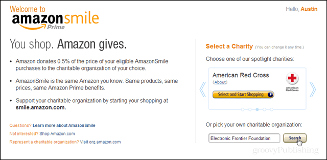 Donasi ke Badan Amal Favorit Anda dengan Amazon Smile