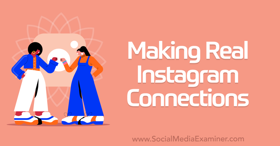 Membuat Koneksi Instagram Nyata-Penguji Media Sosial