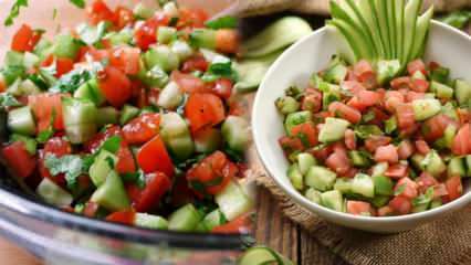 Resep salad diet yang mudah dan lezat: Cara membuat salad Shepherd? Kalori salad gembala