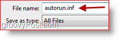 Memasukkan Nama File