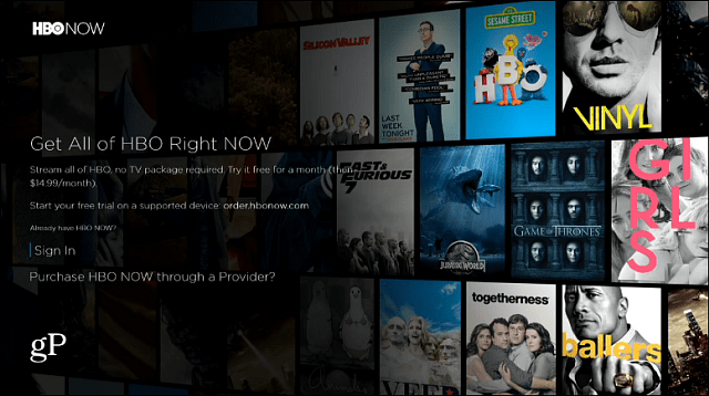 HBO Sekarang Aplikasi Xbox