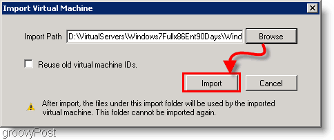 impor mesin virtual windows 7 evalluation