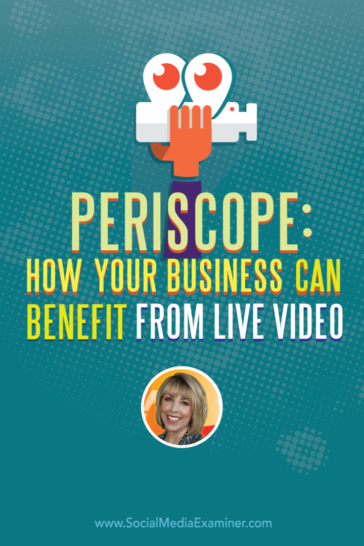 Periscope: Bagaimana Bisnis Anda Dapat Mendapat Manfaat Dari Video Langsung: Pemeriksa Media Sosial