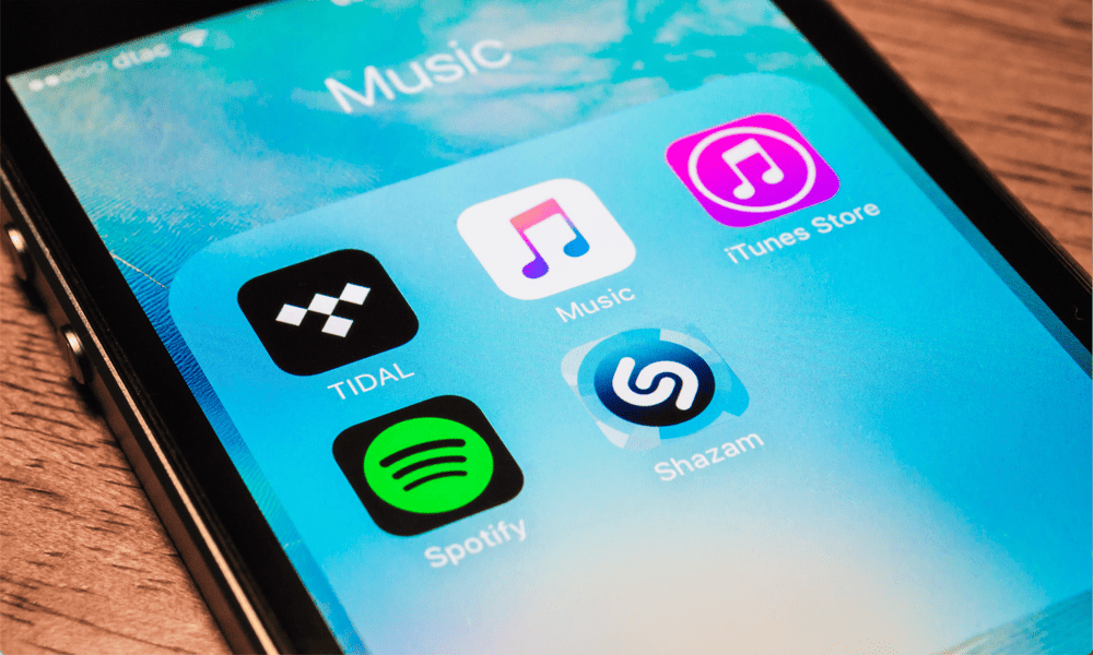 cara menggunakan shazam dengan apple music klasik