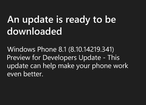 Windows Phone 8_1_Perbarui