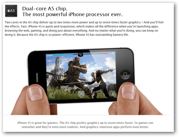 Prosesor dual core iPhone 4S