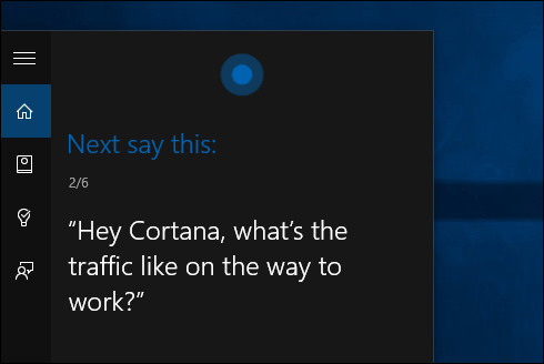 Latih Cortana Suara Windows 10