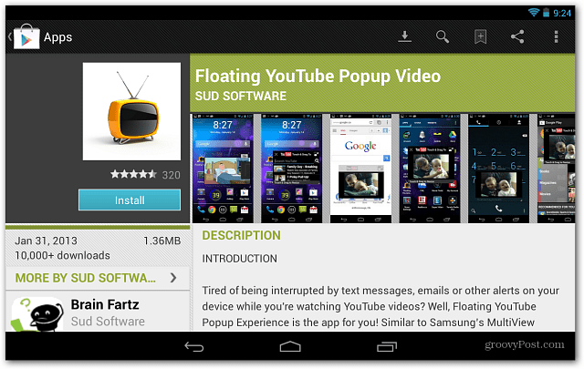 FLoating Video Popup YouTube
