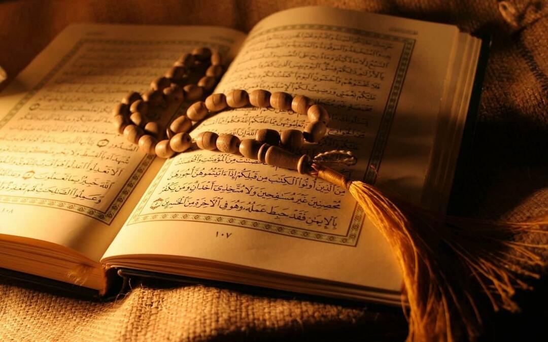 Quran dan tasbih