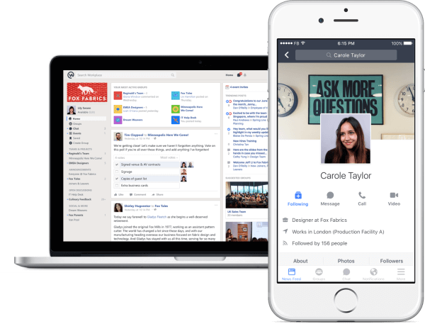 Facebook memperkenalkan Workplace versi gratis, alat jejaring sosialnya bagi para pekerja untuk mengobrol dan berkolaborasi.