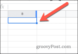 Mengubah ukuran kolom di Google Sheets
