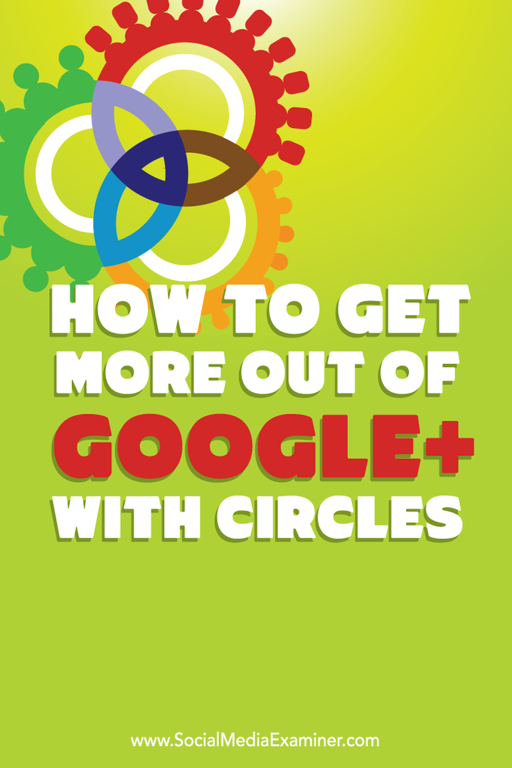 cara mendapatkan lebih banyak dari google + dengan lingkaran