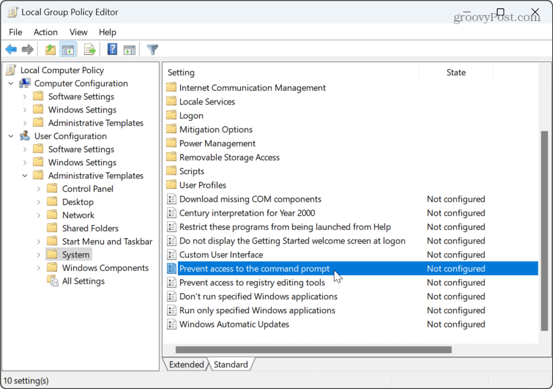 Cara Menonaktifkan Prompt Perintah di Windows 11