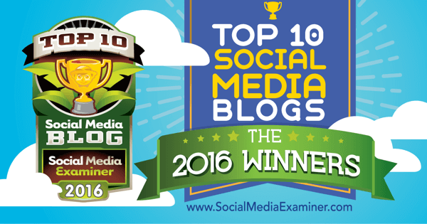 Sepuluh besar kontes blog media sosial 2016