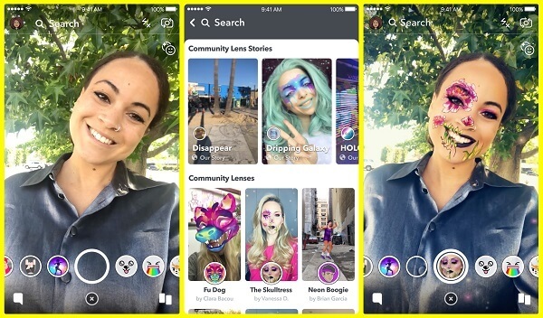 Snapchat akan meluncurkan Lens Explorer, cara yang lebih mudah untuk menemukan dan membuka ribuan Lensa yang dibuat oleh Snapchatter di seluruh dunia.