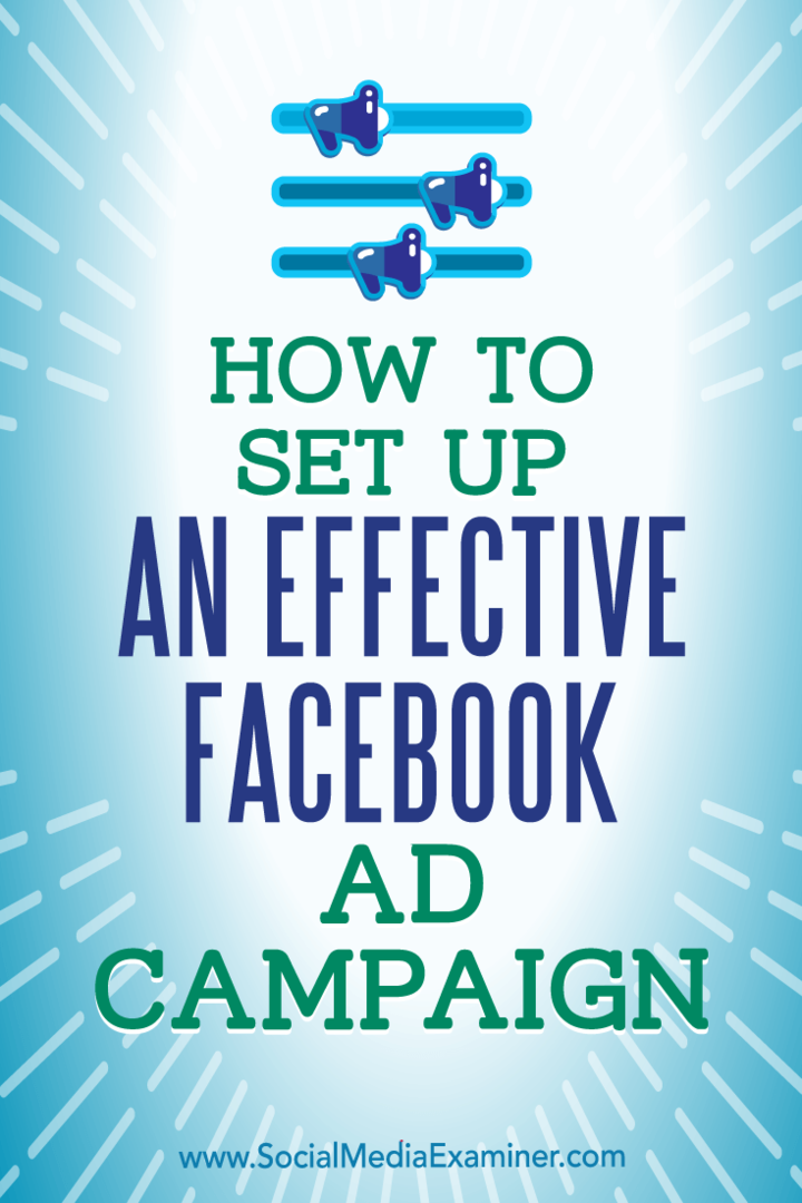 Cara Mengatur Kampanye Iklan Facebook yang Efektif: Penguji Media Sosial