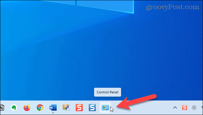 Panel Kontrol pada Bilah Tugas di Windows 11