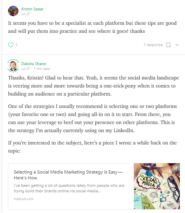 Publikasikan artikel dan tanggapi komentar di Medium.