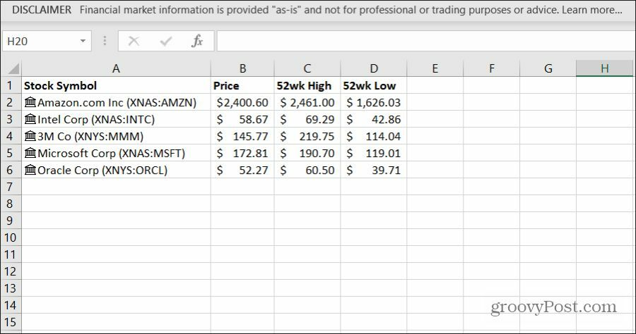 menambahkan data ticker saham